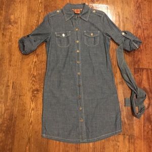 Tory Burch Denim Shirt dress
